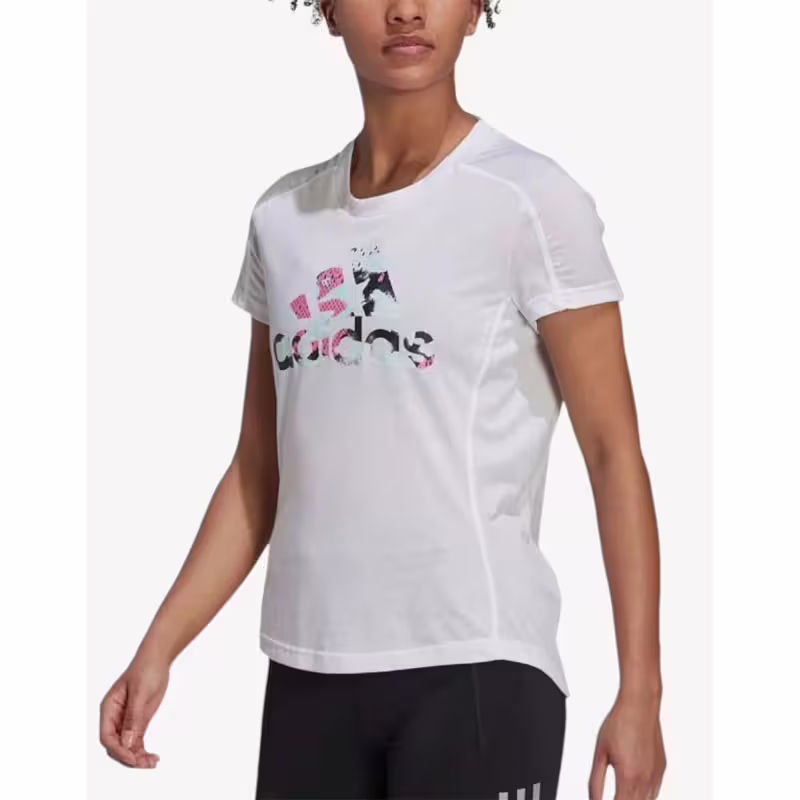 ADIDAS Fast Graphics Tee White