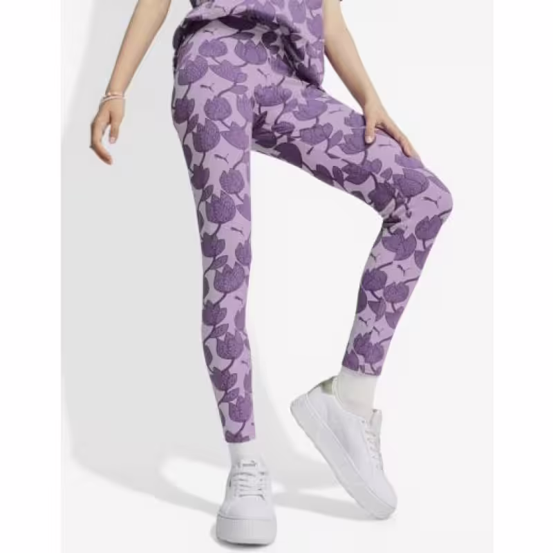 PUMA Essentials+ Blossom Leggings Purple