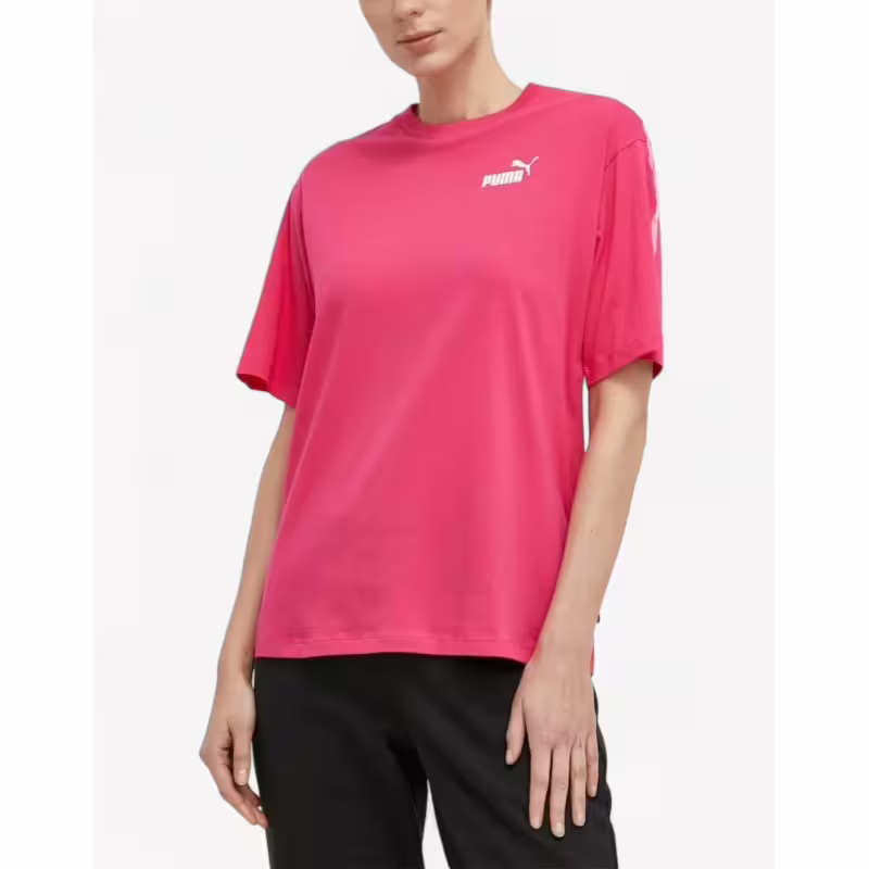 PUMA Essentials Tape Tee Pink