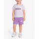 PUMA Minicats Tee And Shorts Set Purple