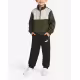 PUMA Woven Colorblock Tracksuit Darrk Olive