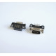 Букса ъглова за платков монтаж RS232 9pin(м)