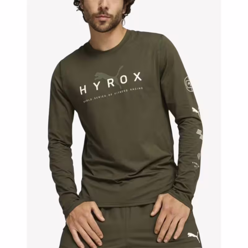 PUMA x Hyrox Run Langarmshirt Top Green