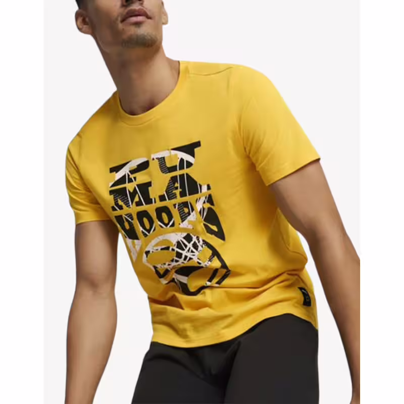 PUMA The Hooper Basketball Tee Orange