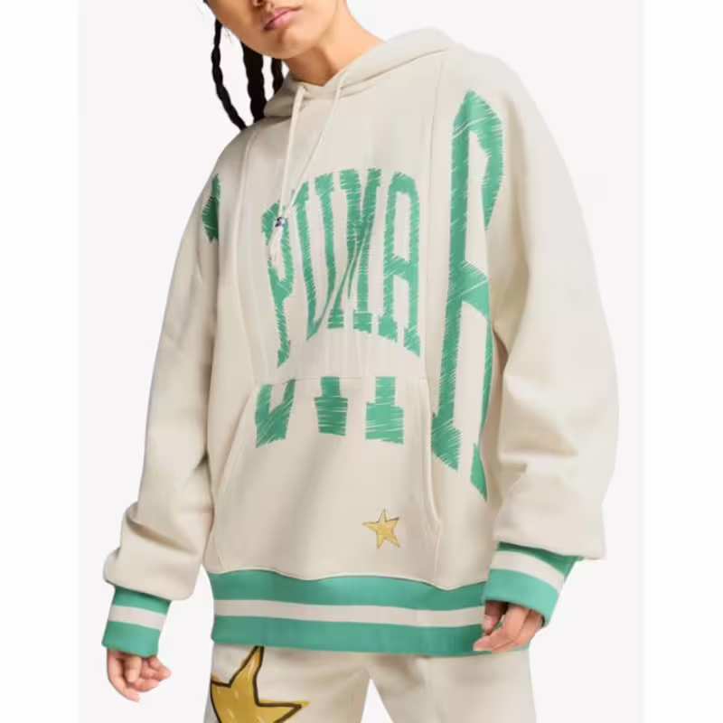 PUMA Getting Crafty Basketball Hoodie Ecru