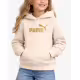 PUMA Glitter Logo Hoodie Beige