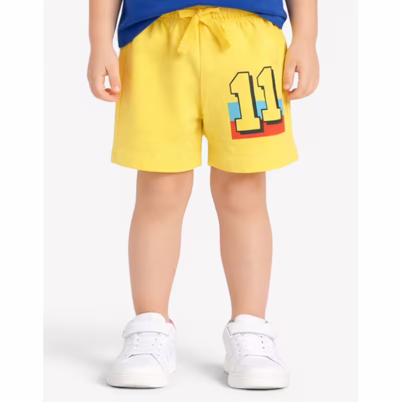 CHICCO Boys Knitted Shorts Medium Yellow