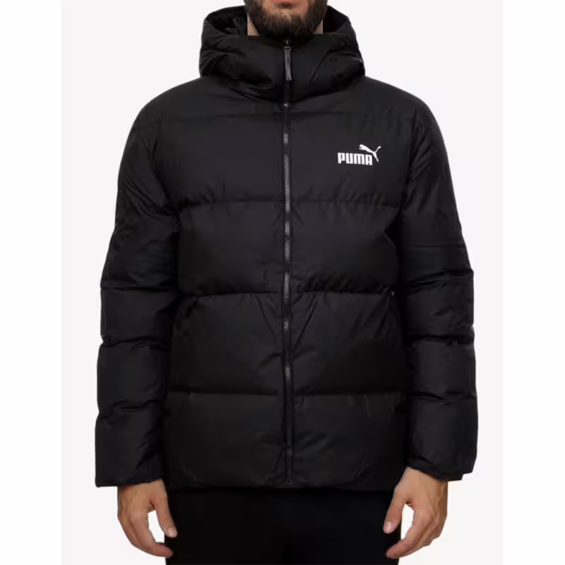 PUMA Power Hooded Jacket Coat Black