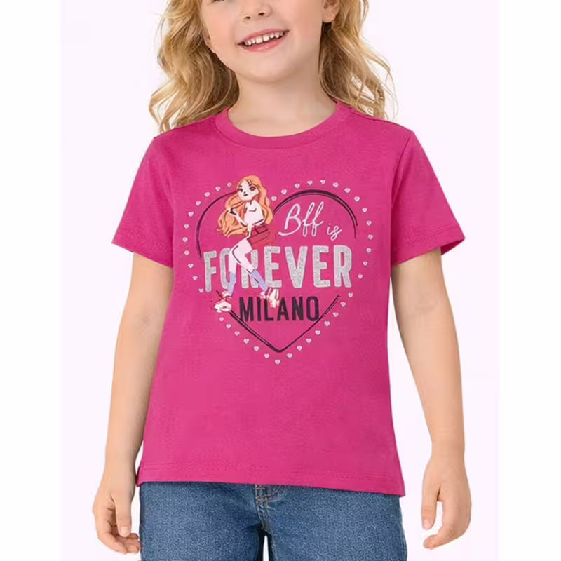 CHICCO Girls Milano Tee Dark Pink