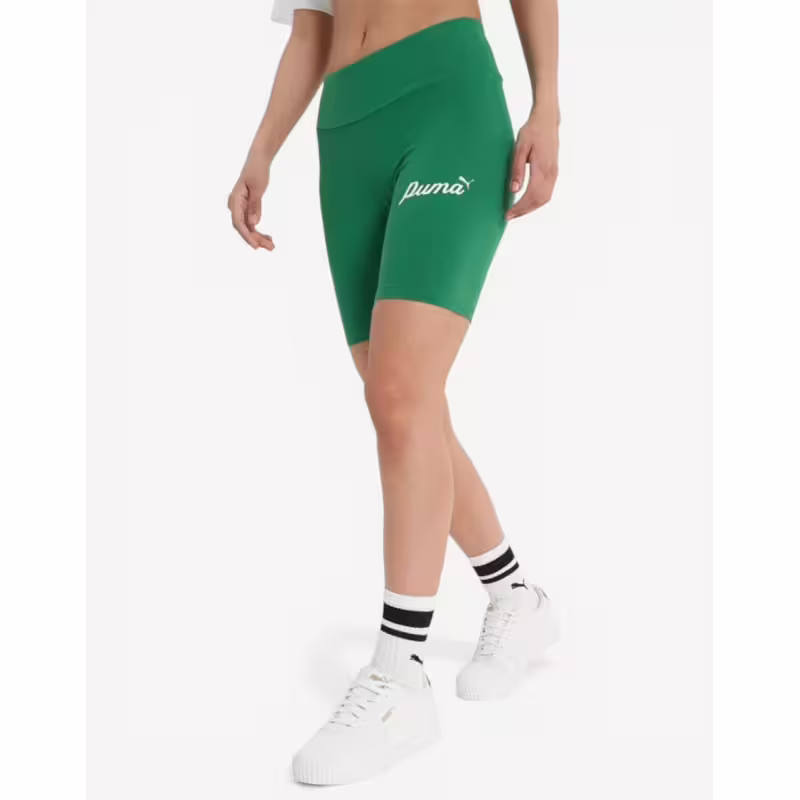 PUMA Essentials+ Blossom 7 Script Tights Green
