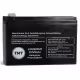 Акумулаторна, оловна батерия TMT, 12VDC, 9AH, 150х65х95mm
