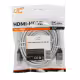 Кабел LXHD213, HDMI(м) v2.1, ULTRA HD 8K, 48GB/S, 3m