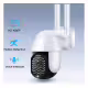 Куполна камера 2845, видео и аудио наблюдение, Wi-Fi, 68LED, 6MP, 1080p, YCC365 Plus
