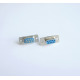 Букса за платков монтаж метална RS232 9pin(ж)