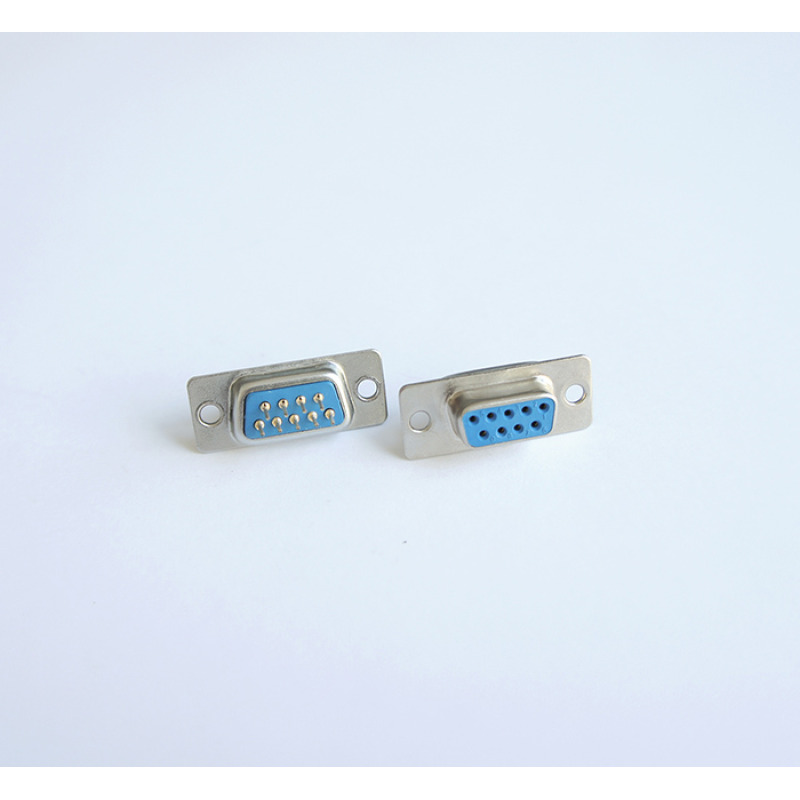 Букса за платков монтаж метална RS232 9pin(ж)