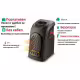 Настолна вентилаторна печка BD-167, духалка за стая, таймер, ДУ, 220VAC, 400W