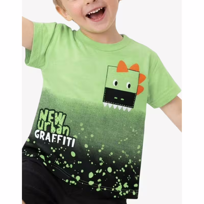 CHICCO Boys Tee Light Green/Black