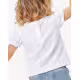 CHICCO Girls Knitted Tee White Printed