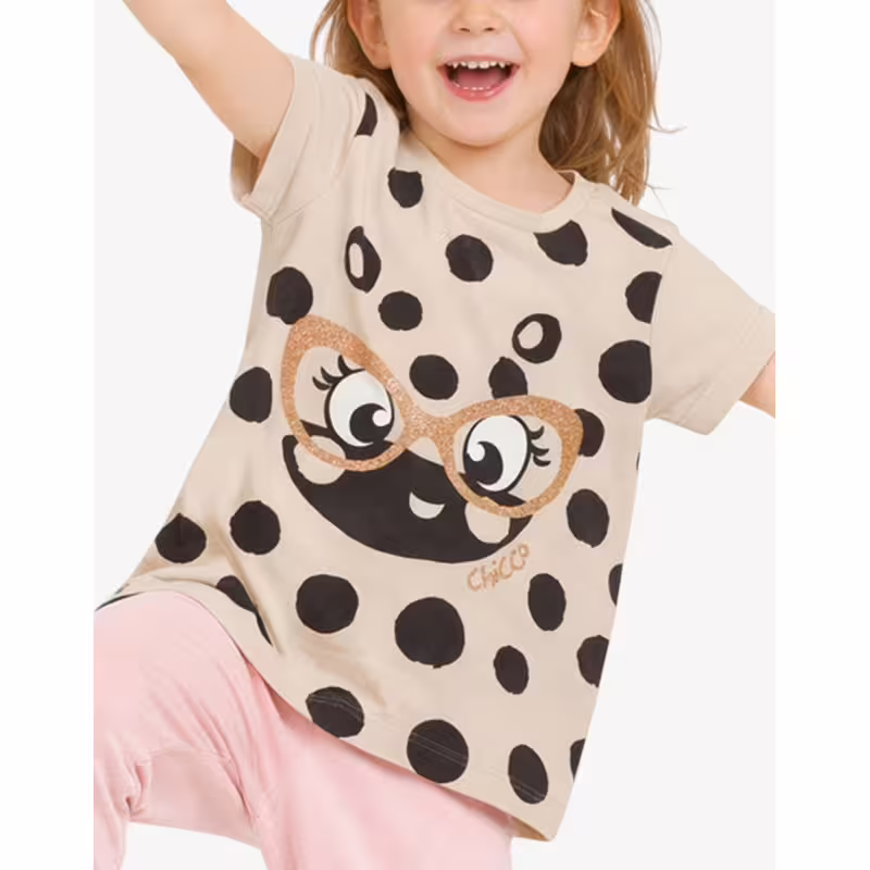 CHICCO Girls Knitted Tee Light Natural