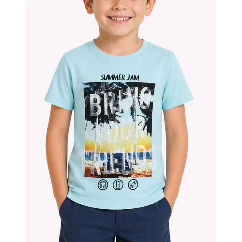 CHICCO Boys Summer Jam Tee Light Green