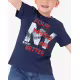 CHICCO Boys Four Wheels Are Better Tee Dark Blue