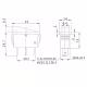 Ключ T120-33, 3pin, 2 положения, светещ, зелен, 12VDC, 15A, 28x11mm, SPST