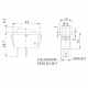 Ключ T120-3, 2pin, 2 положения, светещ, червен, 250VAC, 15A, 28x11mm, SPST