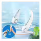 Вентилатор за врат Arctic, акумулаторен, 3 режима, гъвкав, бял, USB, 5W