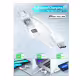 Кабел Type-C, съвместим с Apple, iPhone, бързо зареждане, Type-c(м), lightning(м), 1m, 60W