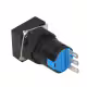 Ключ LA16, ротационен, 3pin, 2 положения, ключалка, 250VAC, 3A, Ф16mm, SPST