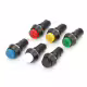 Бутон PBS-11B, незадържащ, черен, НО, 220VAC, 2A, Ф12mm, SPST