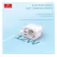 Разклонител за контакт ES-SC18, шуко, 2xUSB, 1xType-C, без кабел, бял, 220VAC, 4000W
