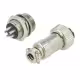 Букса GX16-5, комплект, метална, 5-ца, м+ж, 48VDC, 125VAC, M12x44mm
