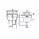 Ключ IRS-101, 3pin, 2 положения, светещ, червен, 12VDC, 20A, Ф20mm