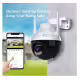 Куполна камера 2645, видео и аудио наблюдение, Wi-Fi, IP, 6MP, 5G, 1080p, ICSEE