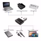 OTG преходник, TYPE-C(ж), USB-А(м)