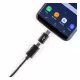 Преходна букса TC01, MICRO USB(ж), TYPE-C(м)