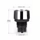 Бутон за стартер Start, незадържащ, НО, червен, светещ, 12VDC, 30A, Ф22mm