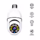Куполна камера, видео и аудио наблюдение, въртяща, E27, Wi-Fi, 5G, 5MP, 1080p, V380 pro