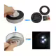 Нощна LED лампа, бутон за включване, 3xAAA, 1W, 6000K