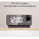 Часовник с проектор S282A, LED, огледален, термометър, -10&deg;C до 50&deg;C