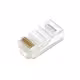 Букса за кабел, PVC, RJ45, 8pin(м), CAT6