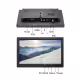 Монитор за автомобил, камера, универсален, LCD, 600p, 12VDC, 220VAC, 10,1"
