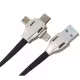 Кабел универсален, USB-A(м), USB-C(м), MICRO USB(м), Apple lightning(м), 1m
