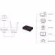 Суич MS108G, 8 порта, RJ45, 1000MBp/s