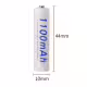 Акумулаторна батерия BTY, презареждаема, 1,2VDC, 1000mAh, AAA, R03, Ni-MH