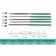 Малки пили 8PK-605A, финни, Ф3x170mm, комплект 5бр.