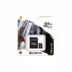 MicroSDHC, карта памет KINGSTON, клас 10, адаптер, 64GB
