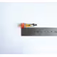 Индикаторна глим лампа плафон зелена 220V Ф10mm 185mm