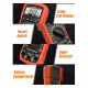 Мултицет Peakmeter, със зумер PM8233D+, VAC, VDC, AAC, ADC, OHM, Hz, F, NCV